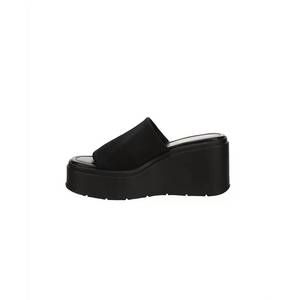 Madden Girl Black Wedge Sandals
